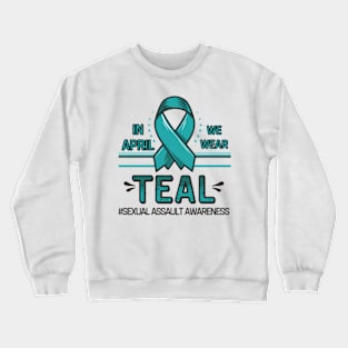 Sexual assault awareness month Crewneck Sweatshirt